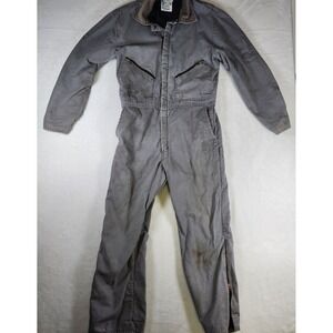 Walls Zero-Zone Insulated Coveralls Gray Workwear Jumpsuit Men's M Reg 38-40